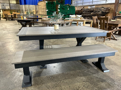 Outdoor Poly table and bench