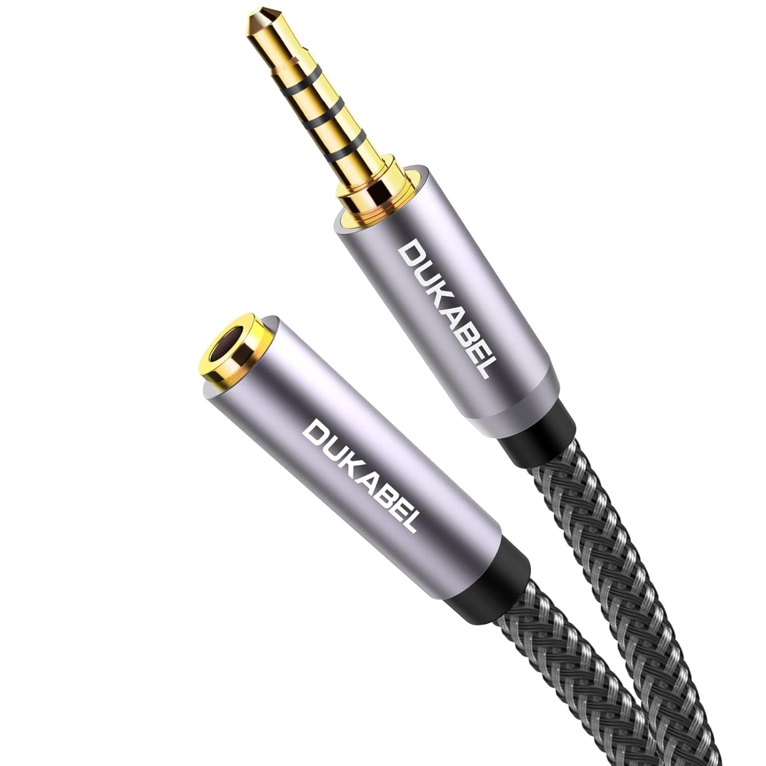 Headphone Extension Cable, 3.5Mm Male to Female Stereo Audio Cable Lossless Audio Sound Premium Audio Cord Extension Cable Gold Plated Jack & Strong Nylon Braided - Top Series (4Ft/1.2M)