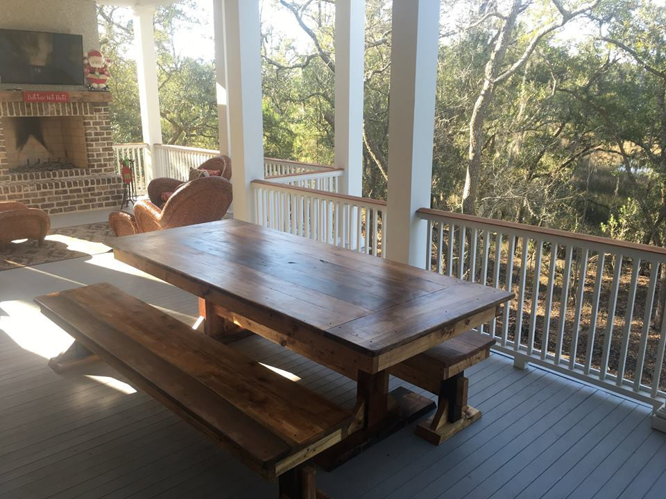 Trestle Farmhouse Dining Table