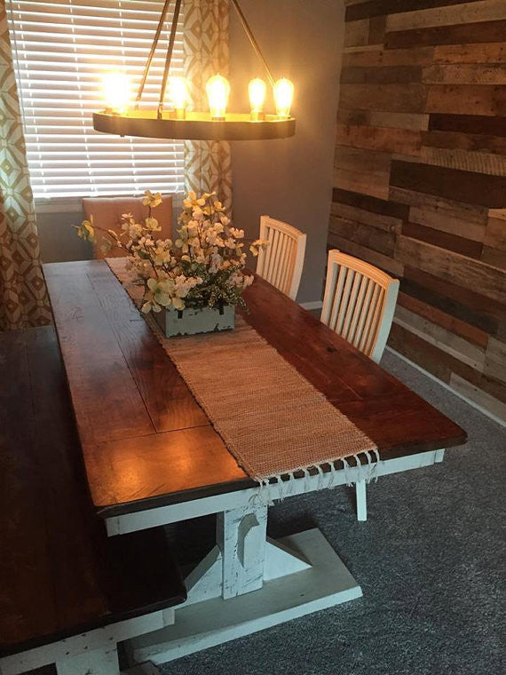 Trestle Farmhouse Dining Table
